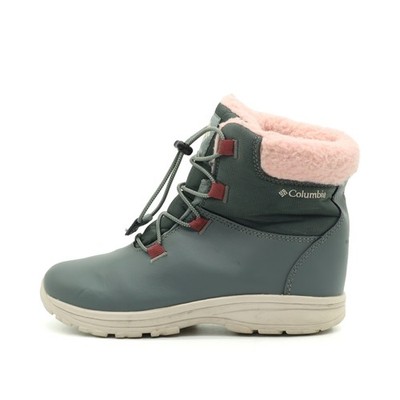 Columbia Damen BY9943-342 Stiefel grau/rosa Outdoor Winterstiefel EU 37