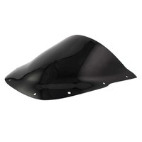 Kawasaki ZX6R Ninja - 95/97- Windschutzscheibe Sport Schwarz Double KrüMmung /