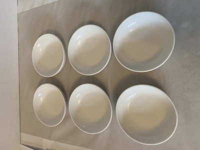 British Airways, Royal Doulton kleines weißes Keramik Geschirr 6er Set (1)