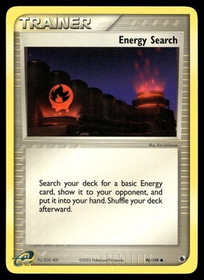 Energy Search Pokemon Ruby and Sapphire 90/109 (LP)