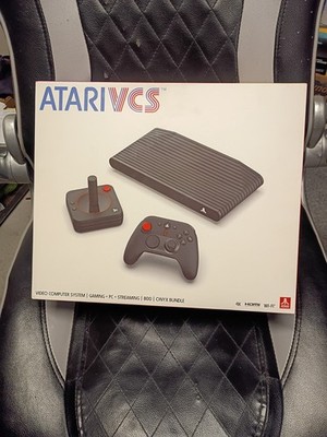 Atari VCS 800 Onyx Bundle Console 4K Wi-Fi Streaming with Controllers, Black
