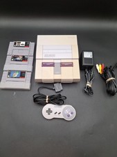 Nintendo SNES Gray Console Complete With Cords And 3 Games Working