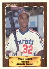 Brian Hunter 1990 CMC #848 RC Asheville Tourists FREE SHIPPING AutographDen