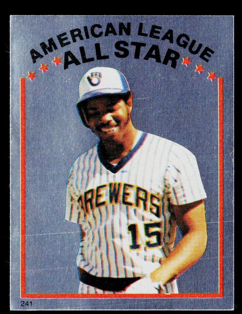 1981 Topps Stickers #241 Cecil Cooper