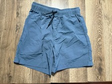 Old Navy Shorts Youth Boys Size Large Blue Chino Dock Quick Dry Pull On Pockets