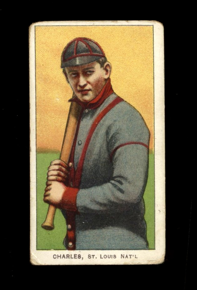 1909-11 T206 -Chappy Charles St. Louis 350 Subjects Factory No. 25 Back RC GOOD+