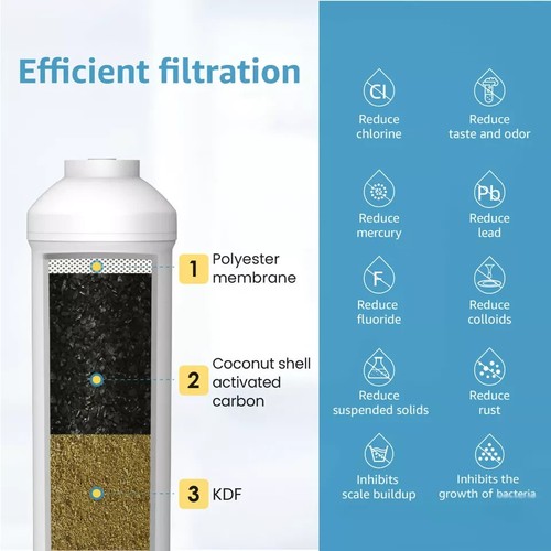 AQUA CREST 5KDC Under Sink Water Filtration System, NSF Certified, 5K Gallons(2) - Picture 4 of 9