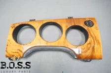 98-05 Jaguar X100 XK8 Left Side Dash Instrument Cluster Bezel w/ Switch Wood OEM