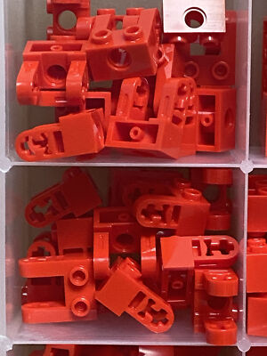 LEGO Parts - Red Technic Brick 1 x 2 w Liftarms - No 85943