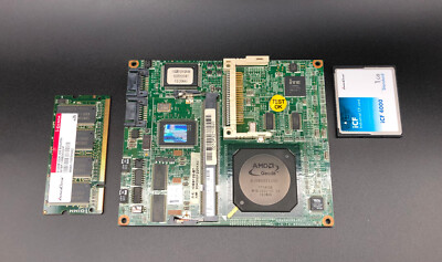 NEXOM ICES122 REV: C  4BKS0122C1X10 INDUSTRIAL MOTHERBOARD + CF CARD + SODIMM