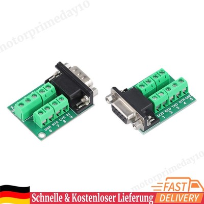 D-SUB 9 Pin Female Male Adapter Connectors Convenient DB9 RS232 Serial Adapters