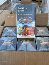 Celestial Black Tea, Earl Grey Creme 16 Tea Bags 6 pack check BB!