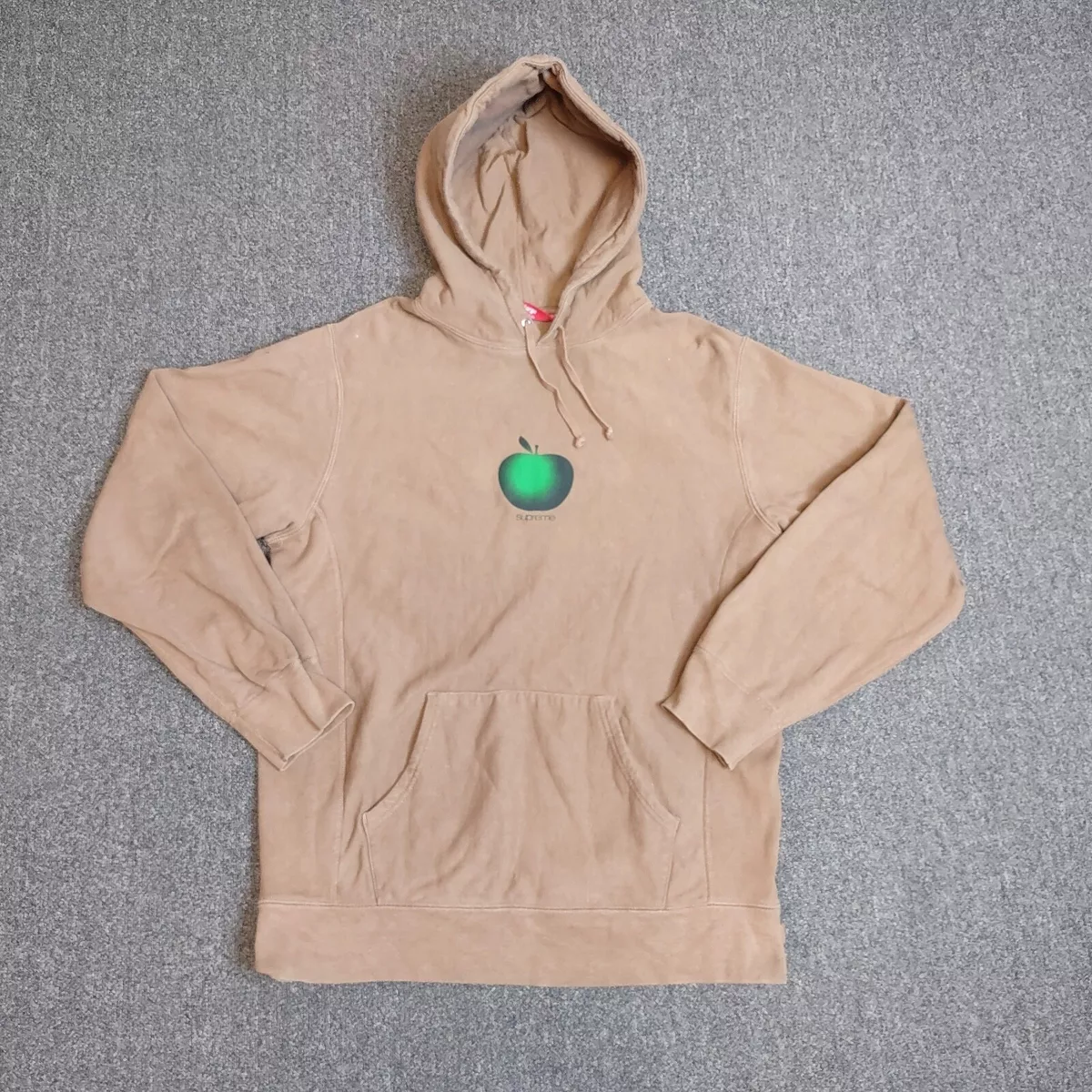Supreme green sales apple hoodie
