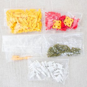 Super Mario Bros. Dots A Set .S Puzzle Pin Panel Toy Tomytec JAPAN FAMICOM 