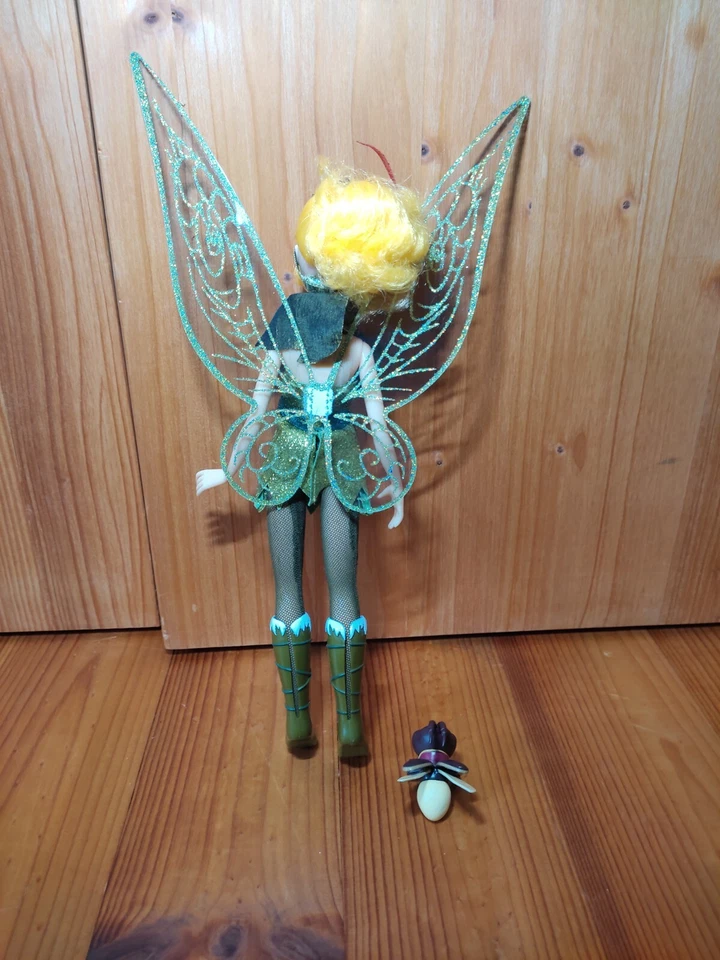 Tinkerbell Puppe, Glühwürmchen, Disney, Fee Zauber, Magie, Barbie, Flügel, Sound - Bild 3 von 4