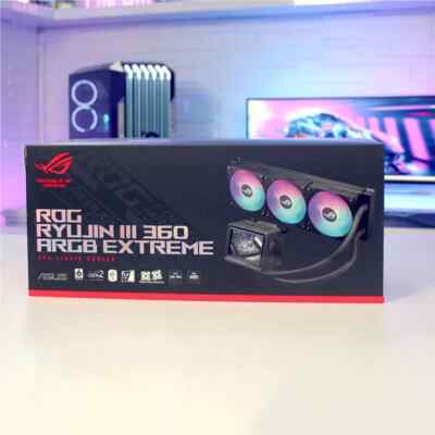 ASUS ROG RYUJIN III 360 ARGB EXTREME AIO Liquid CPU Cooler 360mm Radiator