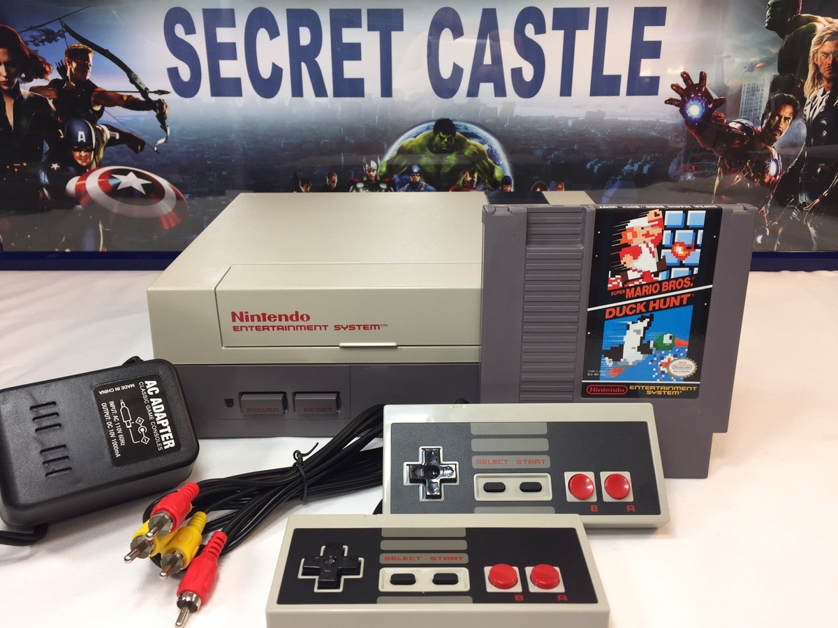 その他 NINTENDO ENTERTAINMENT SYSTEM Nintendo NES System Console W/ Super Mario Bros NEW 72 PIN