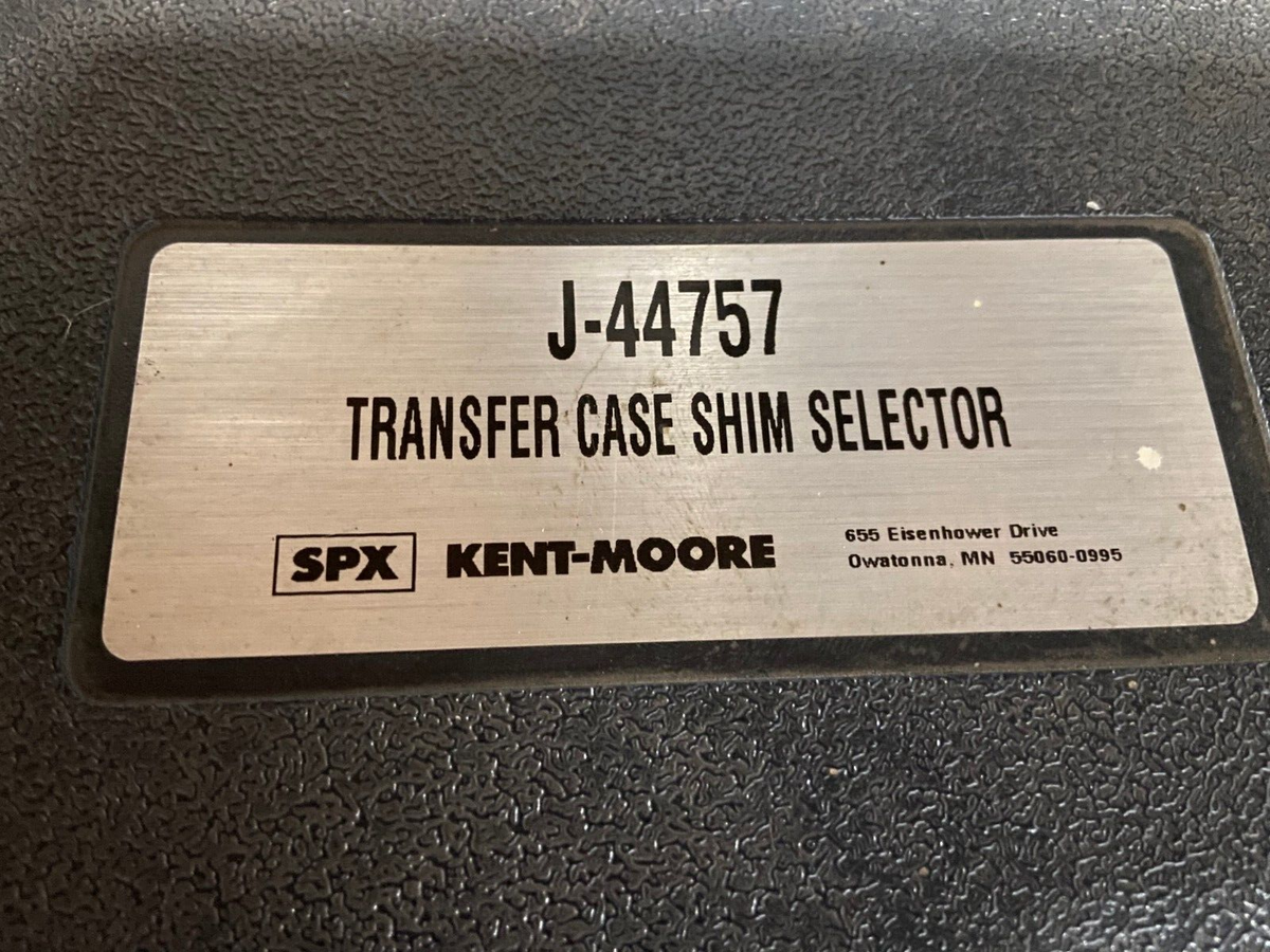 SPX Kent Moore J-44757 AWD Transfer Case Shim Selector Set Kit