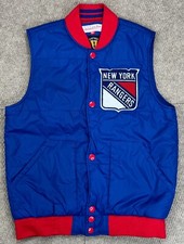 Mitchell & Ness Vintage NHL Hockey New York Rangers Bubble Vest Size Small