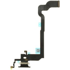 Flex Cable Charge Port Assembly for Apple iPhone X Black Premium Charging Cables