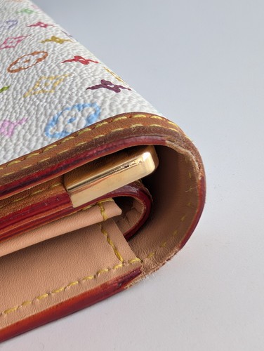Louis Vuitton Monogram Multicolor Takashi Murakami International TriFold Wallet - Picture 18 of 22