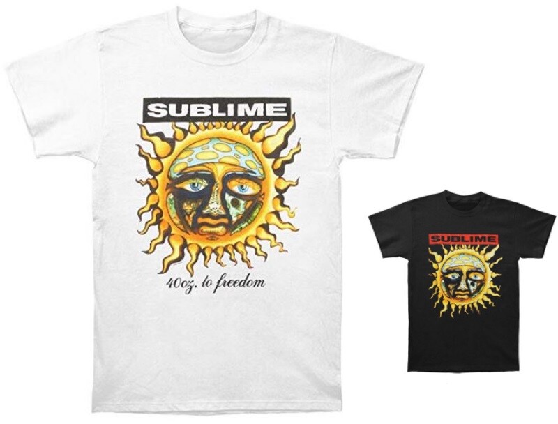 Sublime Sun Logo Men's T-shirt - Brand New Officially Licensed Tee