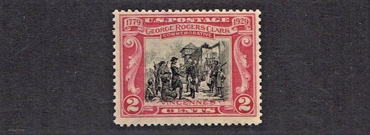1929 U.S.Classic 2c George Rogers Clark Sc#651 M/NH/OG Gem | eBay