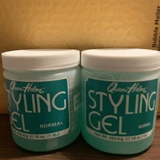 Lot of 2 Queen Helene Styling Gel Normal Hold 16 oz 