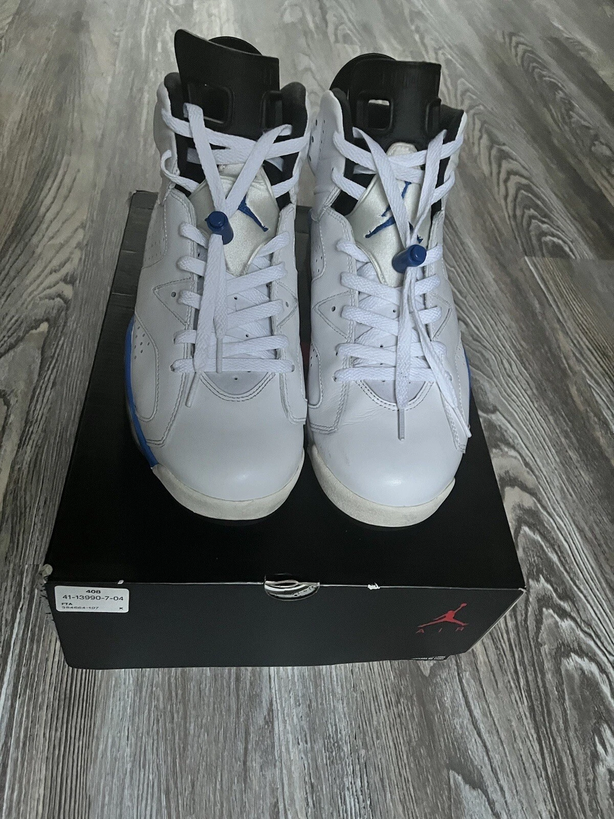 Taglia 12 Jordan 6 Retro Sport Blu 2014 con scatola