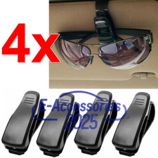 4x Universal Auto Sonnenblende Clip Halter Brillenhalter für Sonnenbrille Brille