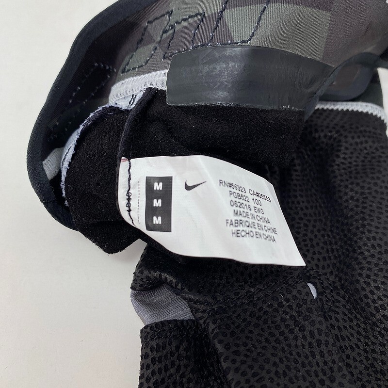NIKE Vapor Baseball Batting Gloves Adult Size M Gray Black White NWOT