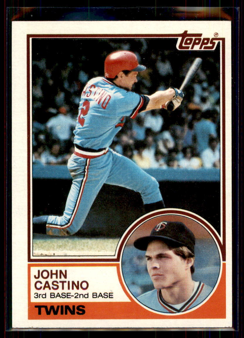 1983 Topps John Castino #93 Minnesota Twins