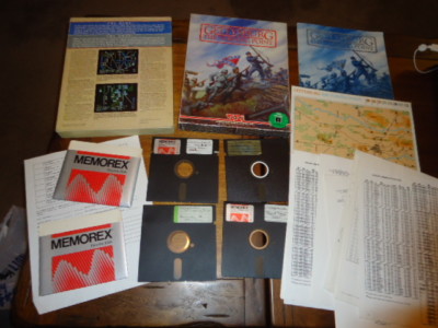 GETTYSBURG THE TURNING POINT Strategic Simulations 1986  ATARI 48K FLOPPY'S