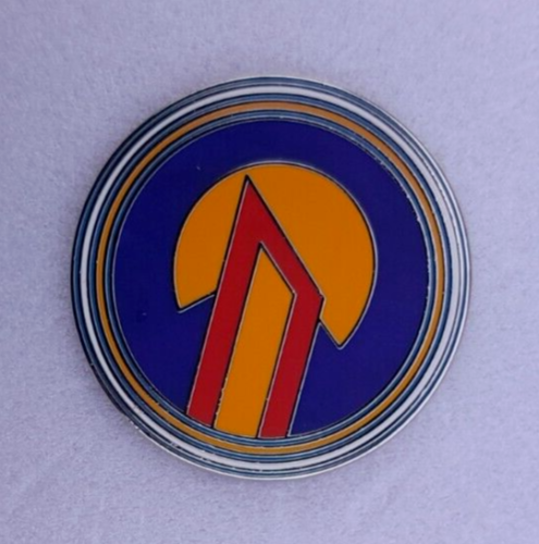 OFFICIAL GERRY ANDERSON SPACE 1999 VERTICAL BAR ENAMEL PIN - Picture 1 of 1