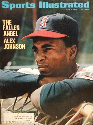 July 5, 1971 Sports Illustrated ''The Fallen Angel'' Alex Johnson Magazine 