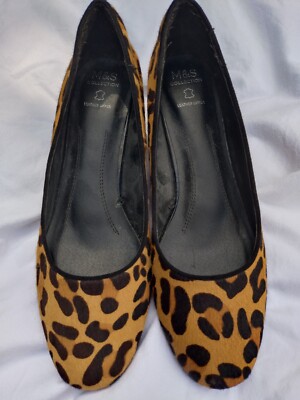 M&s Collection Leopard Print Ballet Pumps Uk M&S Collection