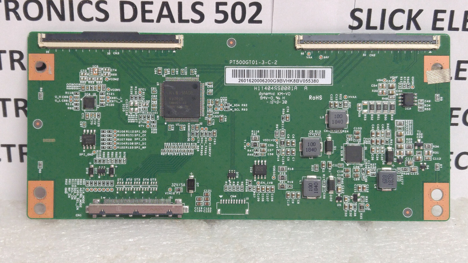 TCON BOARD SCEPTRE H50, PT500GT013C2, H11404SS0001A A eBay