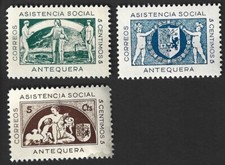 Spain Cvil War ANTEQUERA set of 3