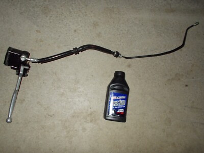 2012 Suzuki King Quad 500 Front Hand Brake Master Cylinder Line Hose Perch Mount