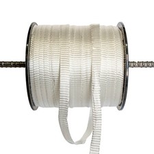 5/8" x 500'  1800# tensile polyester pull tape, mule tape, webbing, Made in USA