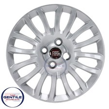 FIAT GRANDE PUNTO 2008 FL 2008 COPRICERCHIO COPPA RUOTA LOGO ROSSO 15