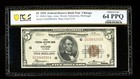 DBR 1929 $5 FRBN Chicago Fr. 1850-G PCGS-B 64 PPQ Serial G03948250A