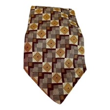 Perry Ellis Portfolio Men's Neck Tie Silk 58" L 4" W USA Made