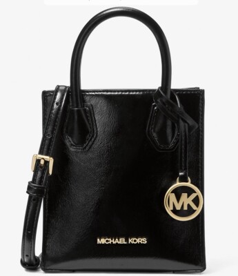 Michael Kors Mercer XS Shopper Pebbled Leather Crossbody Bag Mini