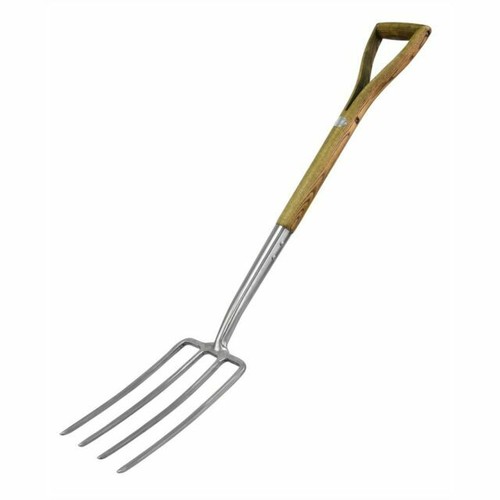 Silverline 675067 Forca Da Giardinaggio - Lunghezza 950 Mm, Acciaio, Ideale Per Scavare E Arieggiare
