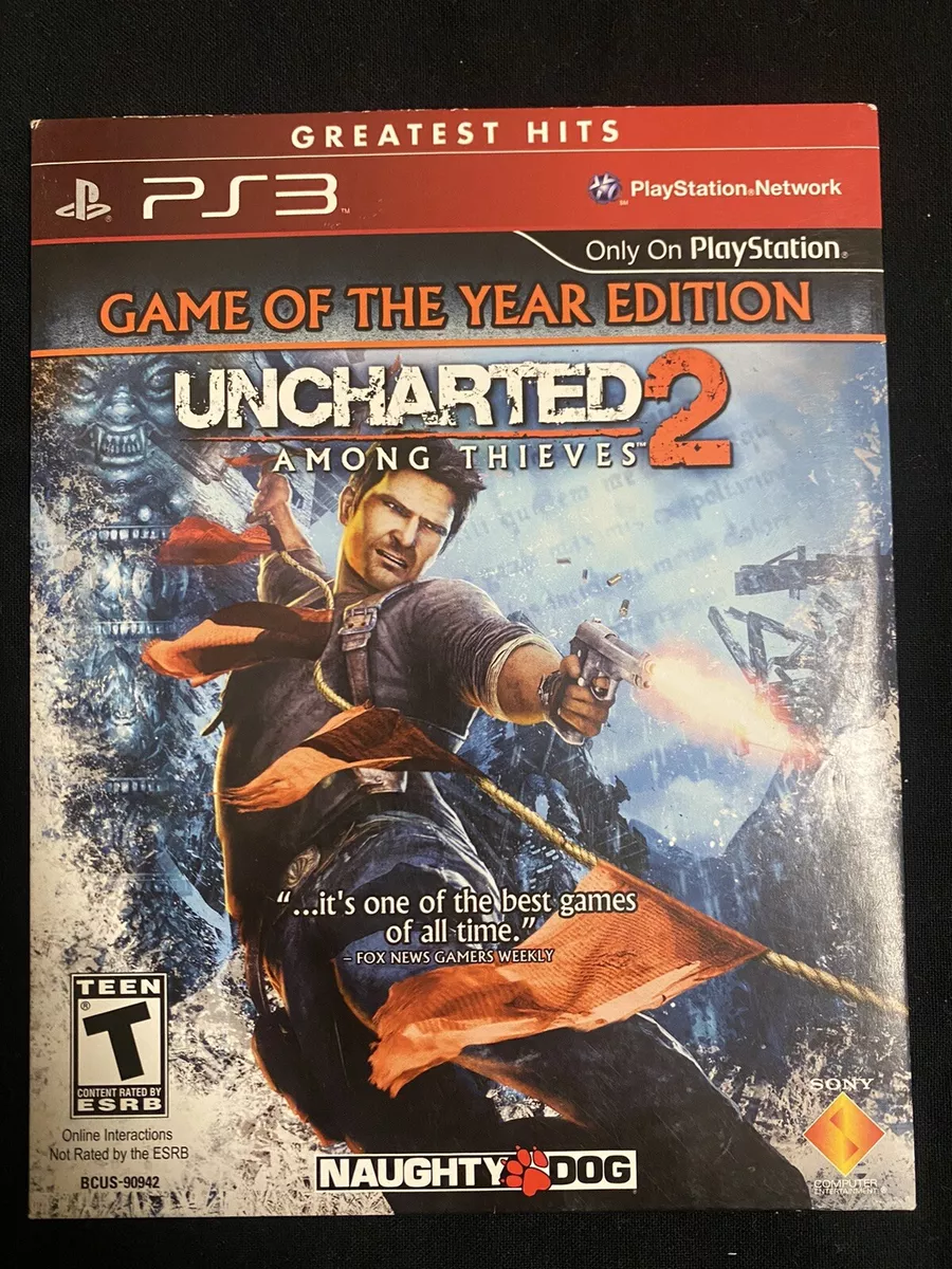 Uncharted 2: Among Thieves Playstation 3 PS3 Game Complete With