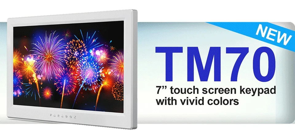Paradox TM70 Touch Intuitive Touchscreen Keypad - PRISTINE WHITE - (FREE Ship) - Image 3 of 4