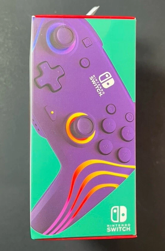Official Nintendo Switch Afterglow Wave Wireless Controller [ Purple ] NEW - Image 4 of 4