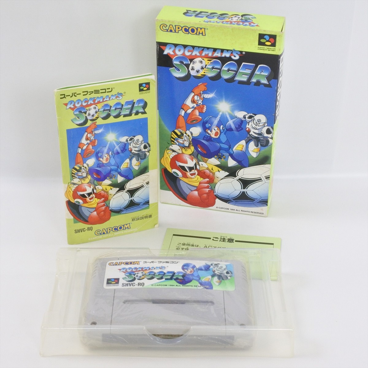 ROCKMAN'S SOCCER Megaman Rockman Super Famicom Nintendo 1017 sf | eBay