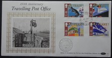 1988 Travelling post office 150th Anniversary  Down special TPO Railway FDC